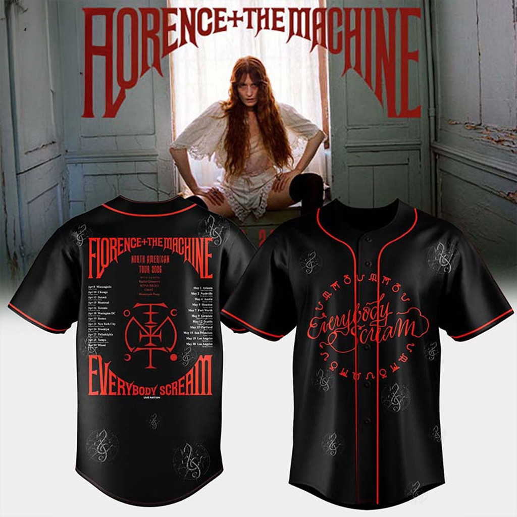 Florence The Machine Tour Jersey Fan Merch Christmas Present For Wife-1