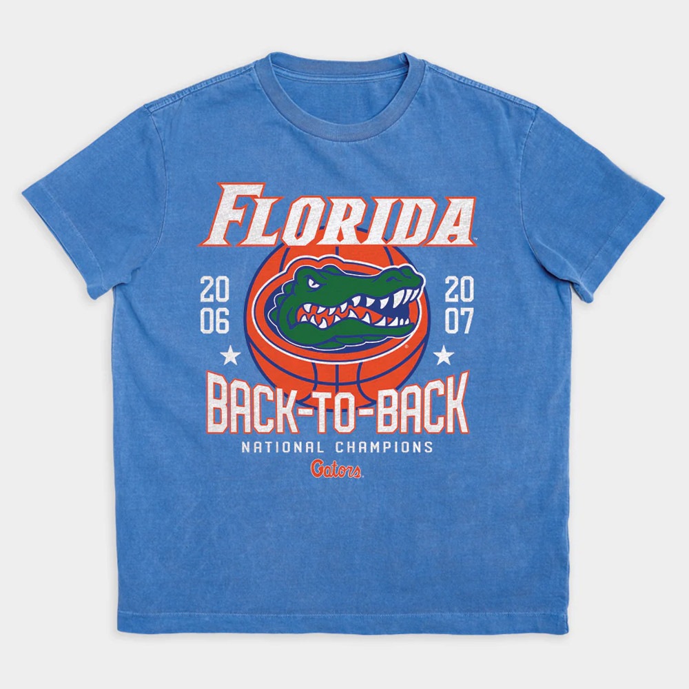 Florida Back-To-Back Basketball Champs T-Shirt Best Gifts For Basketball Lovers-1
