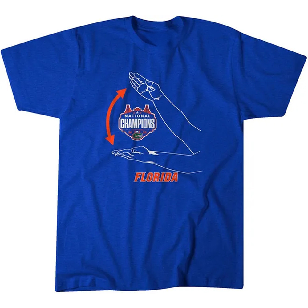 Florida Basketball National Champions Gator Chomp Shirt Basketball Enthusiast Gifts-1
