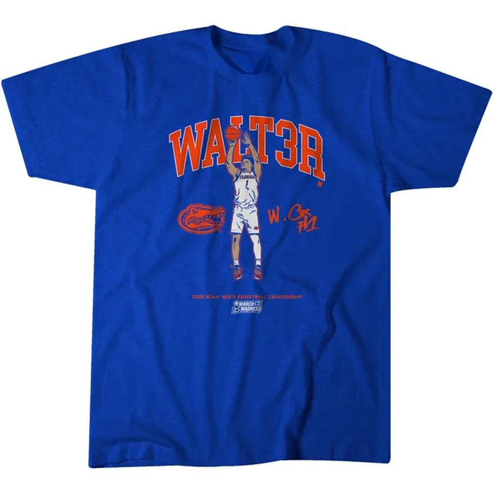 Florida Basketball Walter Clayton Jr. WALT3R Shirt Best Gift For A Basketball Fan-1