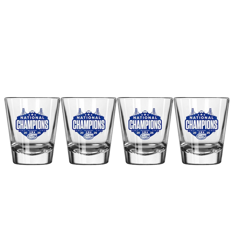 Florida Gators 2025 NCAA Men's Basketball National Champions Shot Glass Gifts For Dad-1