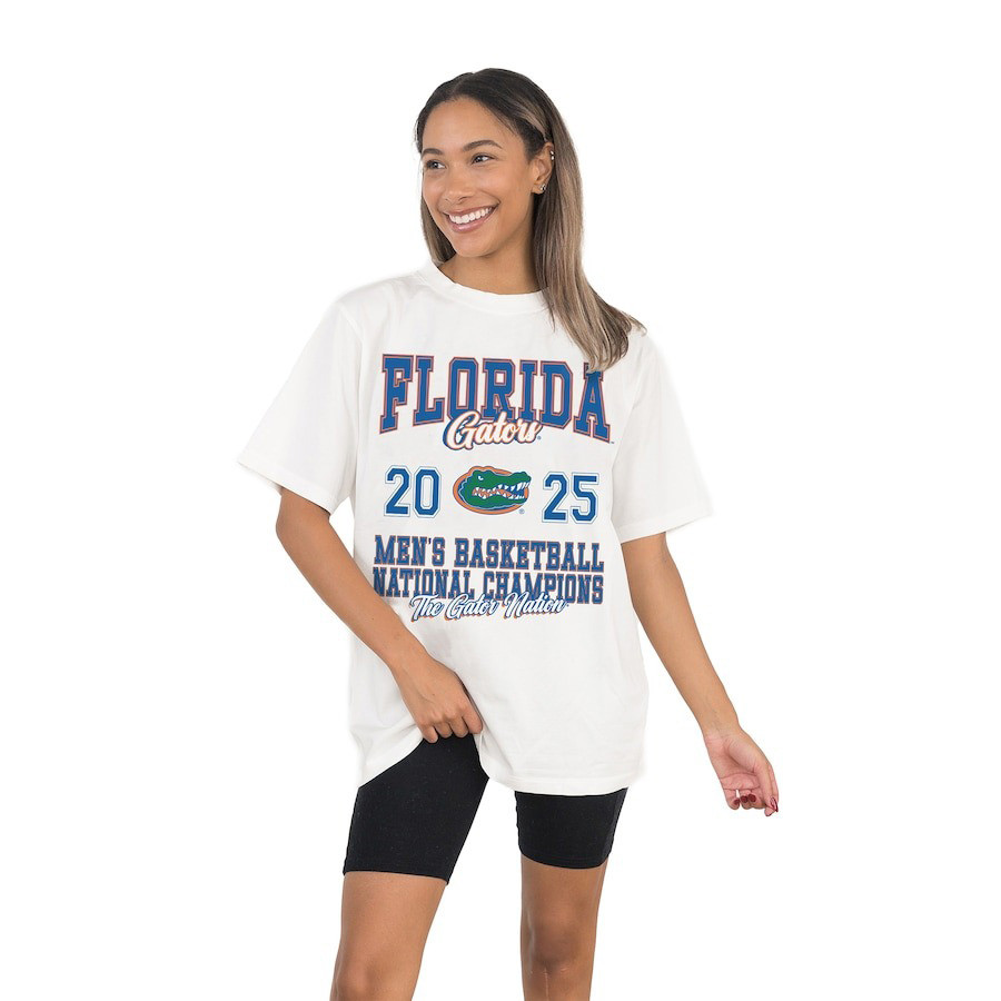 Florida Gators 2025 NCAA Men's Basketball National Champions T-Shirt Gifts For Women's-1