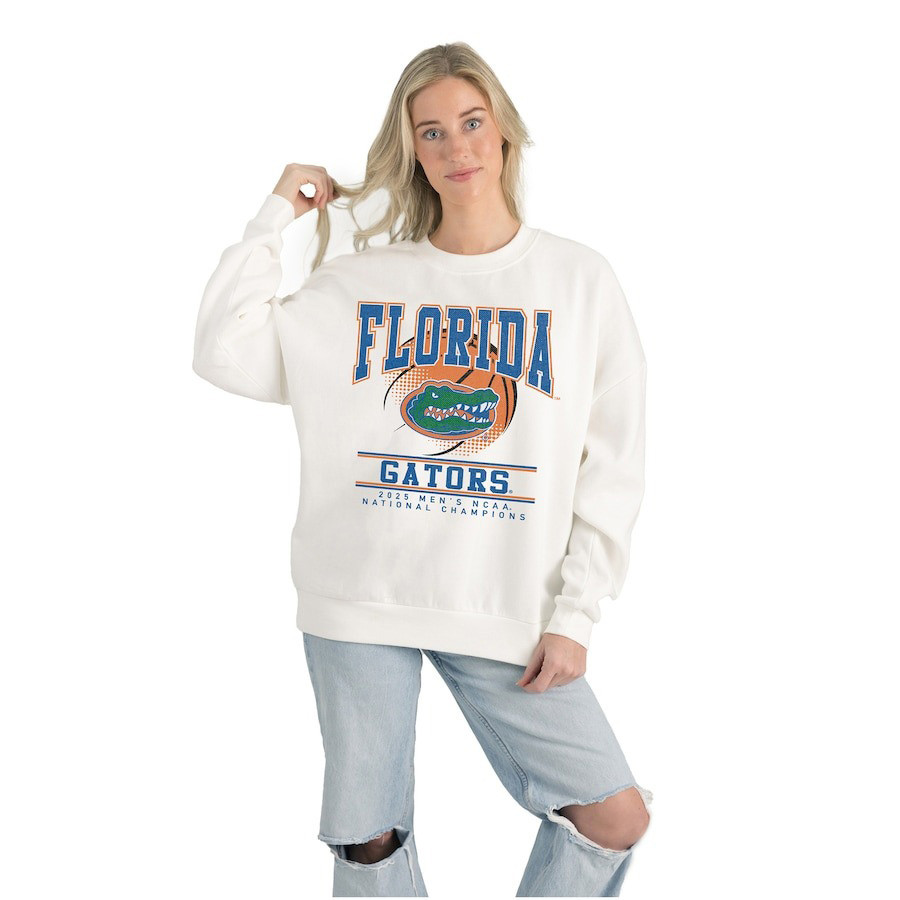 Florida Gators 2025 NCAA Men's Basketball National Champions Women's Sweatshirt Gifts For Fans-1