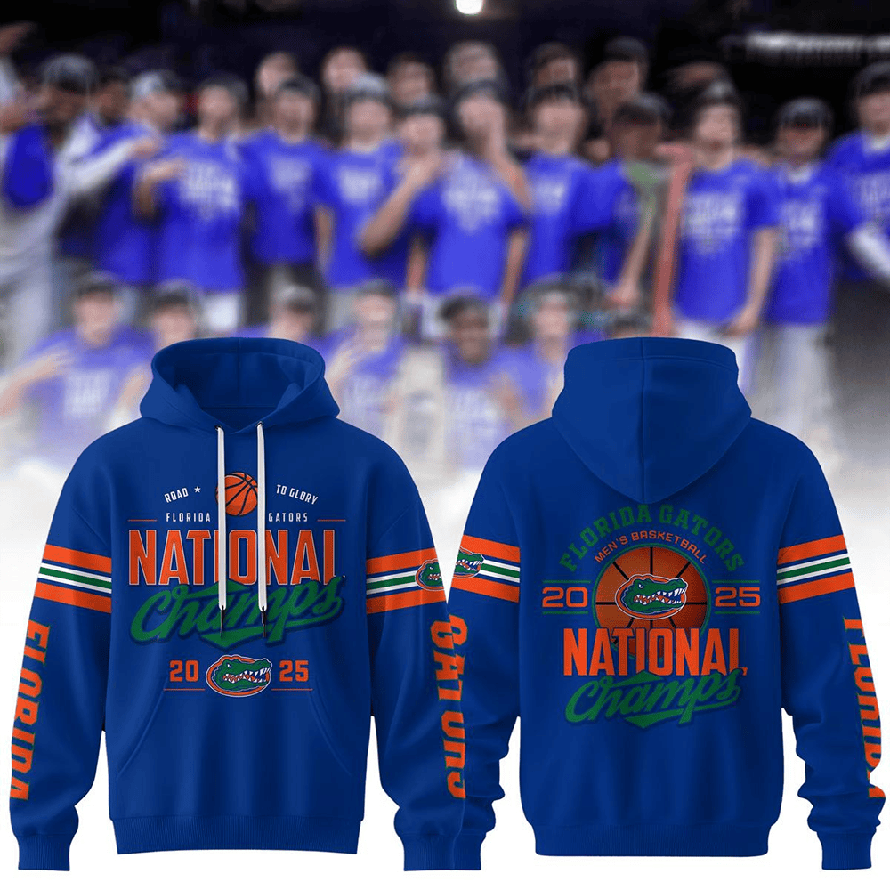 Florida Gators Men's Basketball National Champions 2025 Hoodie Florida Gators Merch Fans Gifts-1