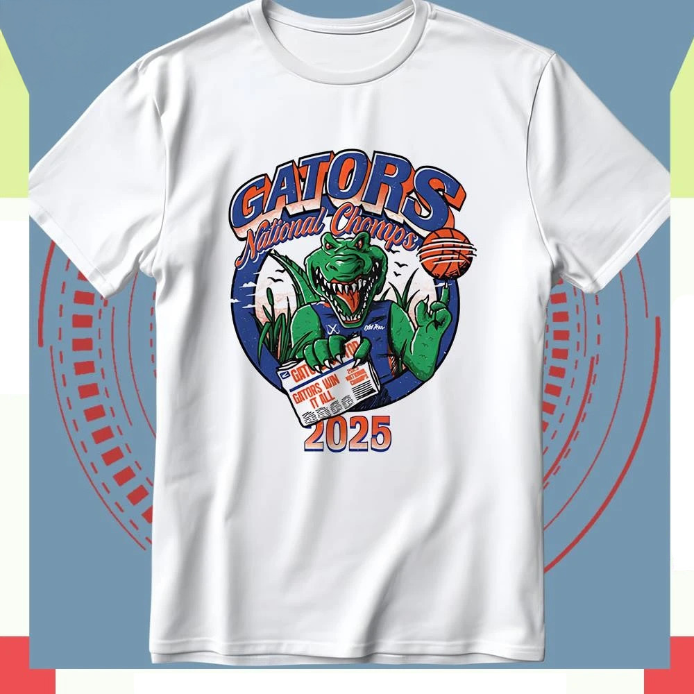 Florida Gators National Chomps Champions Win It All 2025 Shirt Basketball Fan Gift Ideas-1