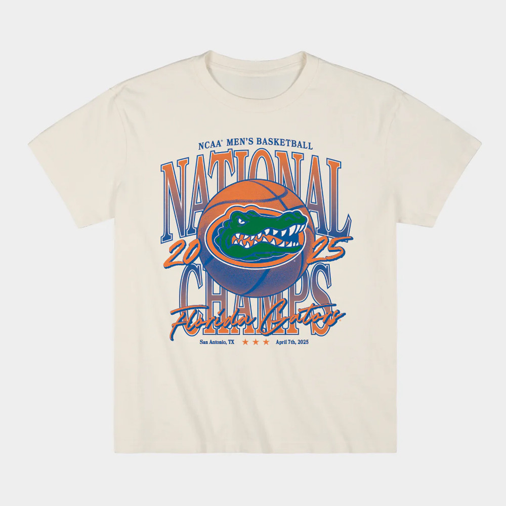 Florida Men's Basketball 2025 National Champs Shirt Presents For Basketball Fans-1