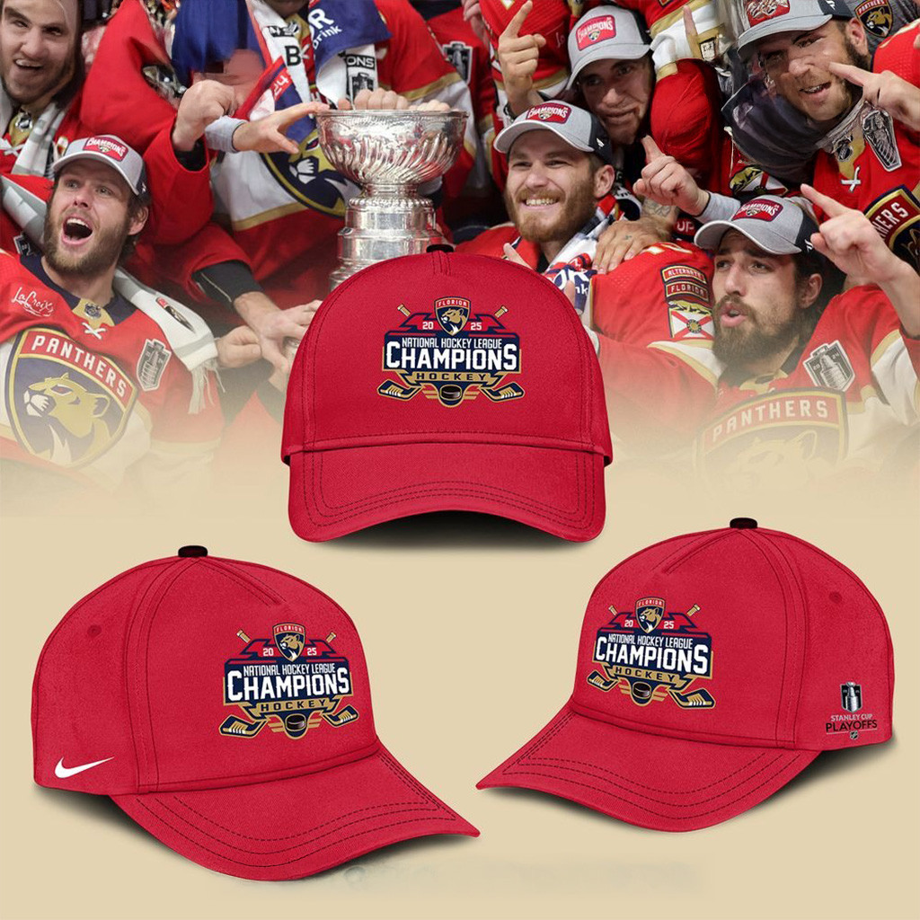 Florida Panthers Back To Back Champions Stanley Cup Hat Florida Panthers Merch For Fans-1 Florida Panthers Back To Back Champions Stanley Cup Hat Florida Panthers Merch For Fans-1