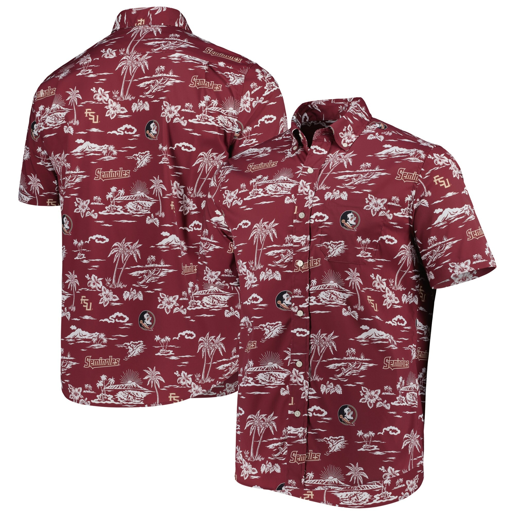Florida State Seminoles Hawaiian Shirt NCAA Aloha Shirt Father's Day Present Ideas-1
