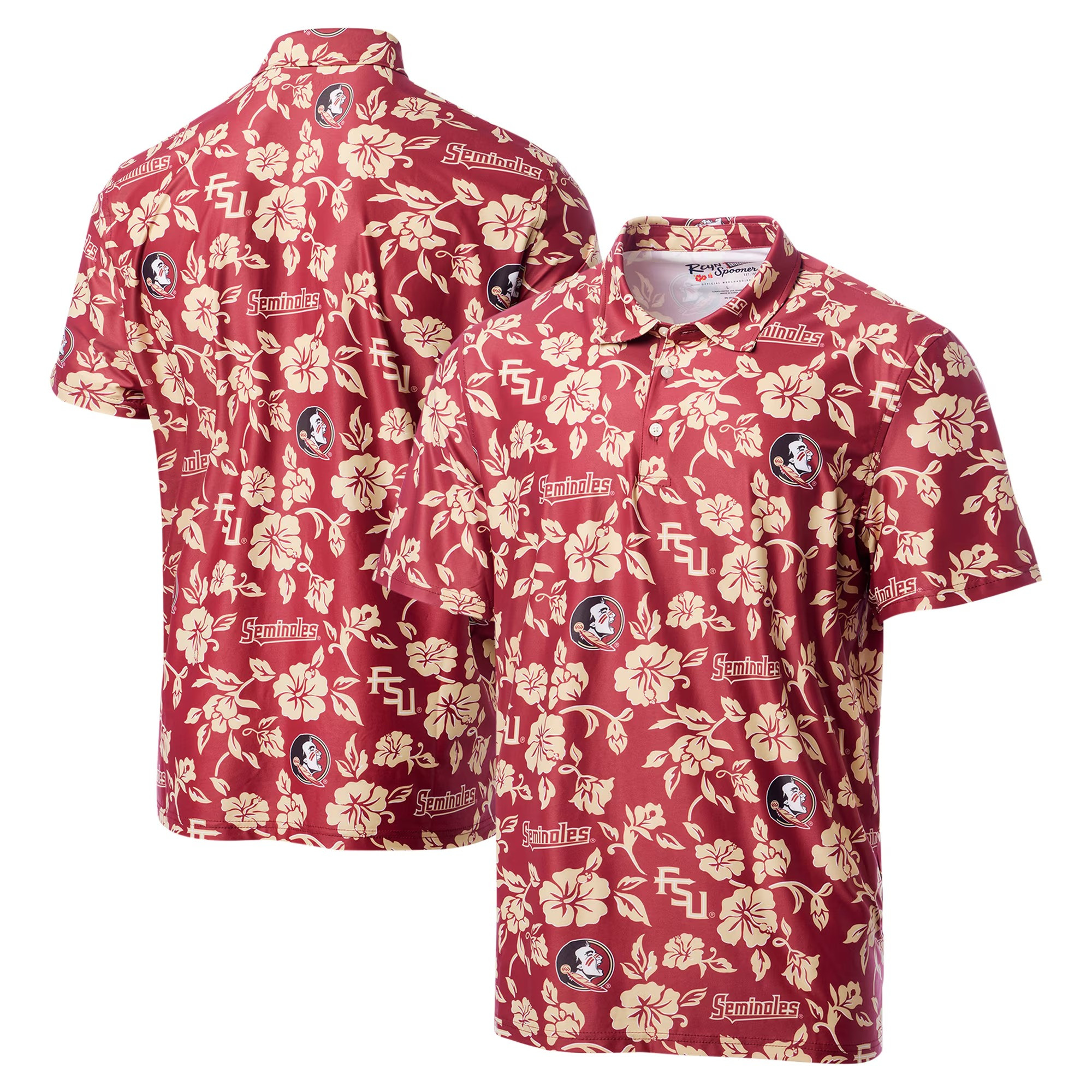 Florida State Seminoles Polo Shirt NCAA Aloha Shirt Fathers Day Delivery Gifts-1