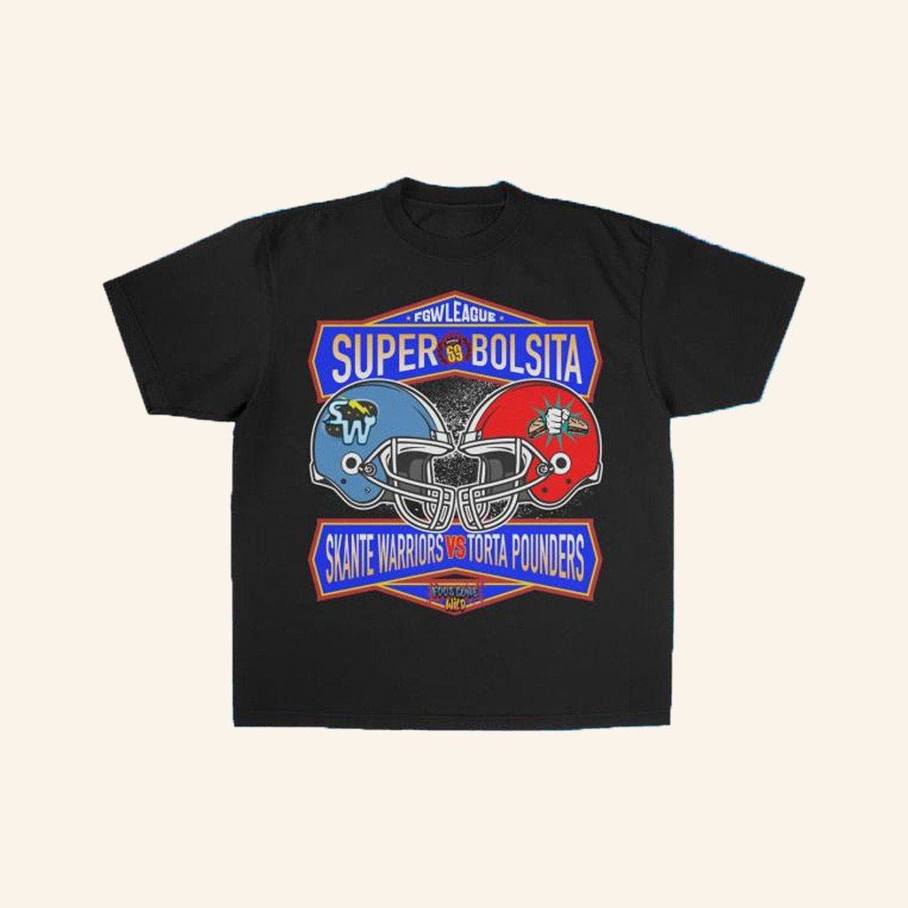Foos Gone Wild Merch Super Bolsita Skante Warriors Vs Torta Pounder Shirt Fan Apparel-1