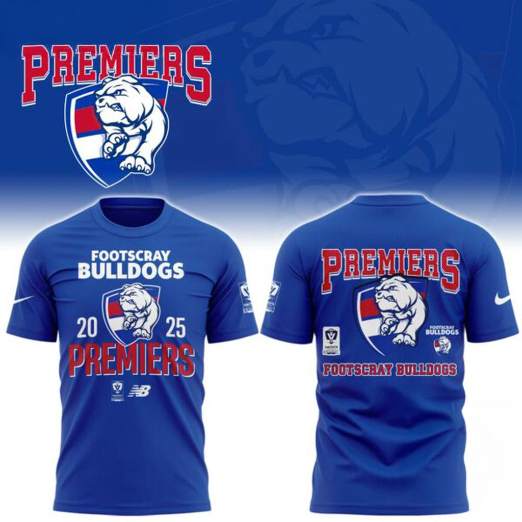 Footscray Bulldogs Premiers 2025 Shirt Footscray Bulldogs Merch Gift For Husband-1