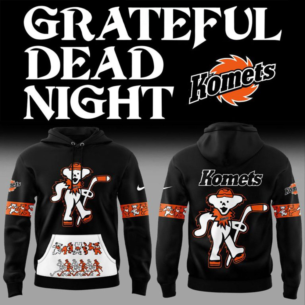 Fort Wayne Komets Memories Grateful Dead Night 2024 Hockey Time Hoodie Hockey Fans Gifts-1