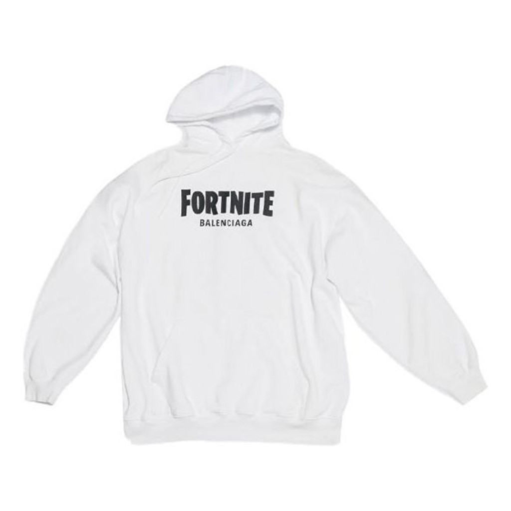 Fortnite Balenciaga Hoodie White Gift Ideas For Husband-1
