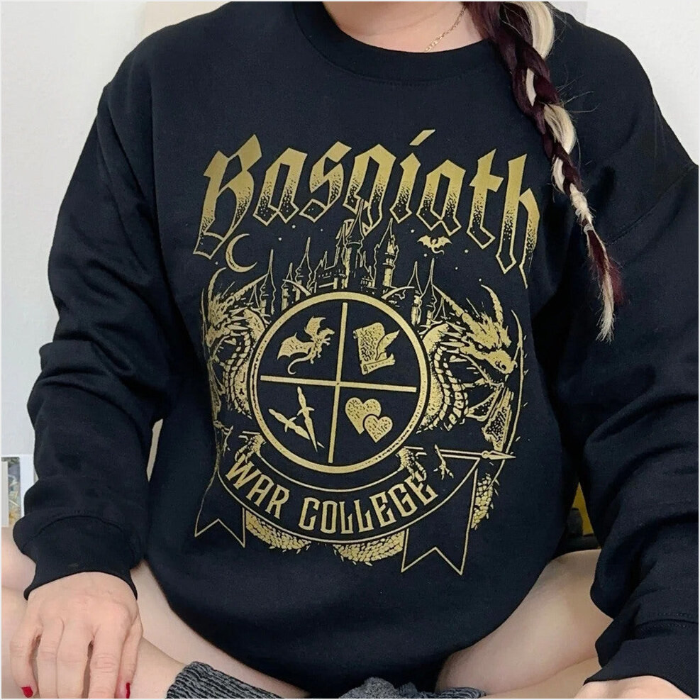Fourth Wing Merch Basgiath War College Sweatshirt Gifts For Girlfriends Gifts For Besties-1