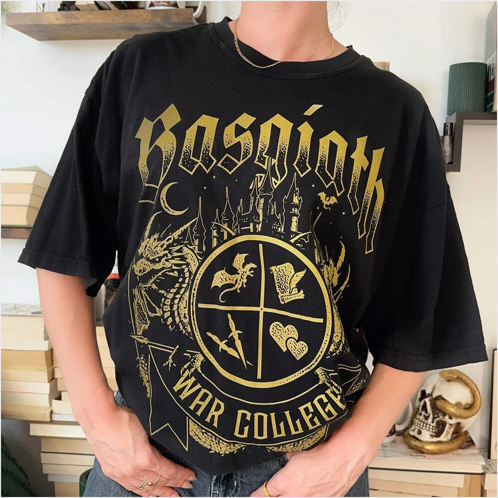 Fourth Wing Merch Basgiath War College T-Shirt Birthday Gifts For Girlfriend Gifts For Besties-1