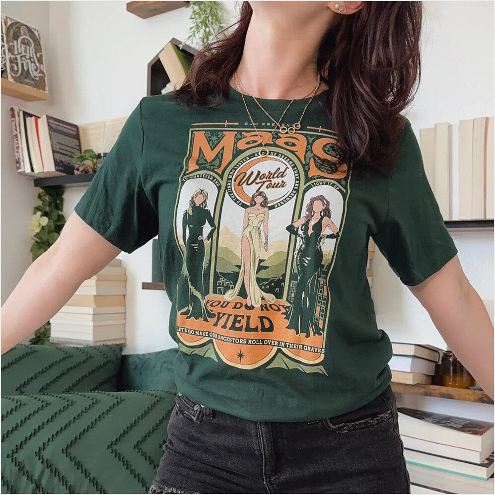 Fourth Wing Merch Maasverse T-Shirt Birthday Gifts For Best Friends Gifts For Her Christmas Presents-1