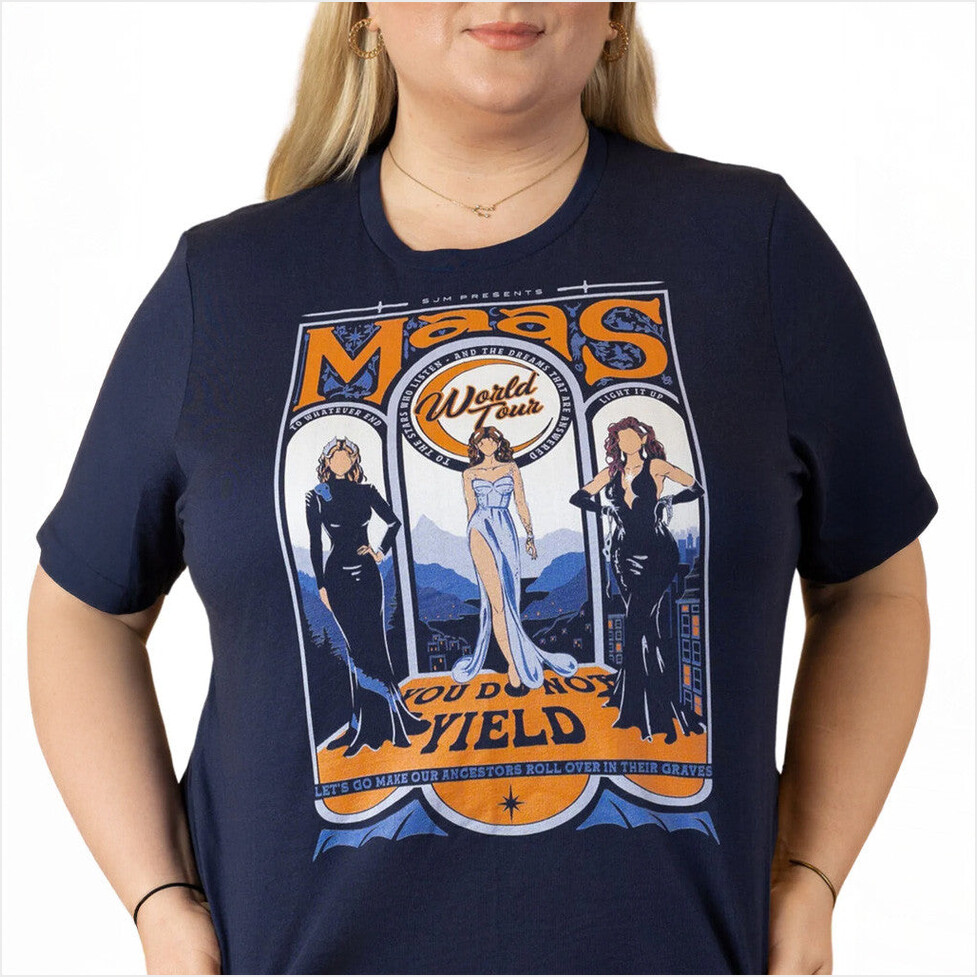 Fourth Wing Merch Maasverse T-Shirt Present For Husband Birthday Gifts For Best Friend-1