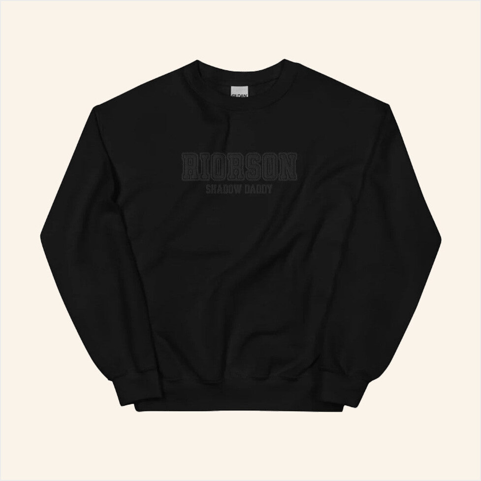Fourth Wing Merch Riorson Shadow Daddy Embroidered Sweatshirt Present For Husband Gifts For BFF-1
