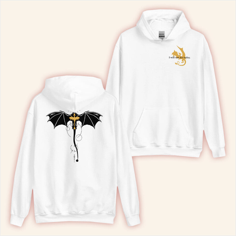 Fourth Wing Merch Violet Sorrengail Dragon Relic Hoodie Best Gifts For Boyfriend Gifts For Fans-1