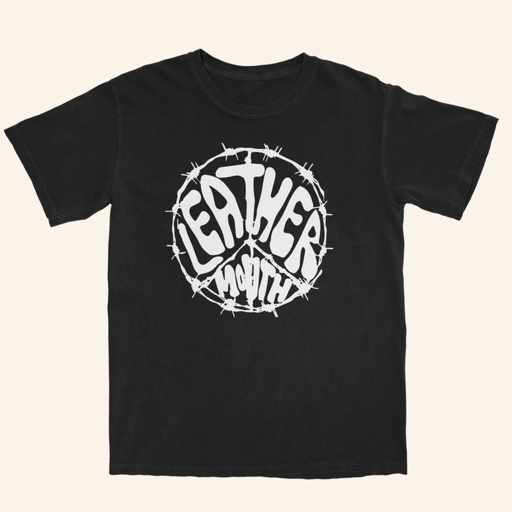 Frank Iero Merch Barbed Wire Peace T-Shirt Black Gifts For Son-1 Frank Iero Merch Barbed Wire Peace T-Shirt Black Gifts For Son-1