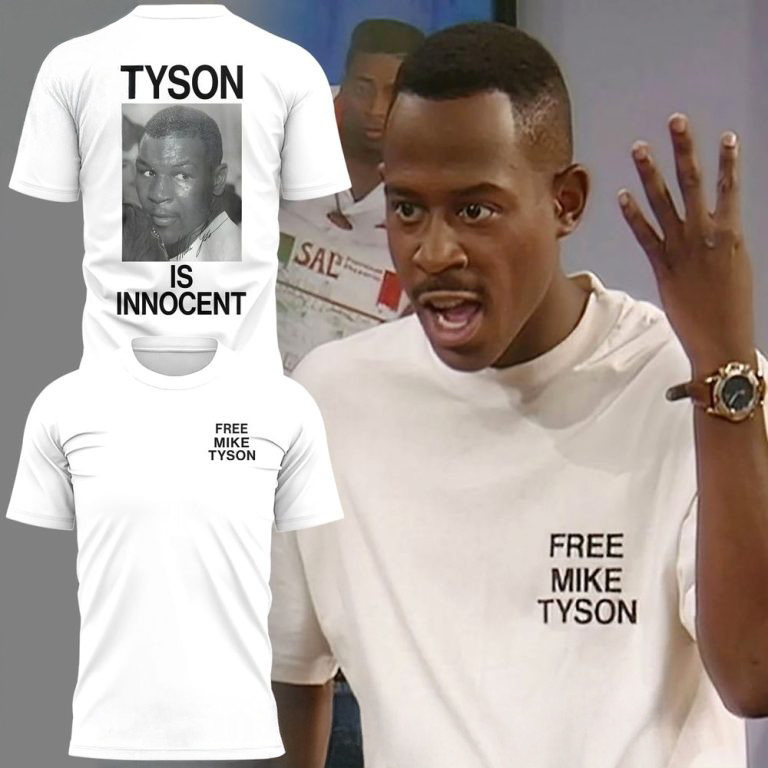 Free Mike Tyson 2025 T-Shirt Fan Merch Gifts For Husband-1