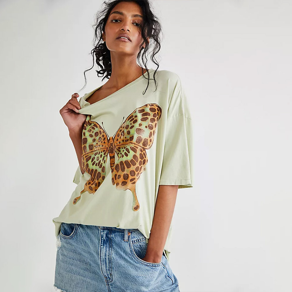 Free People Butterfly Shirt Best Gifts For Mother-1
