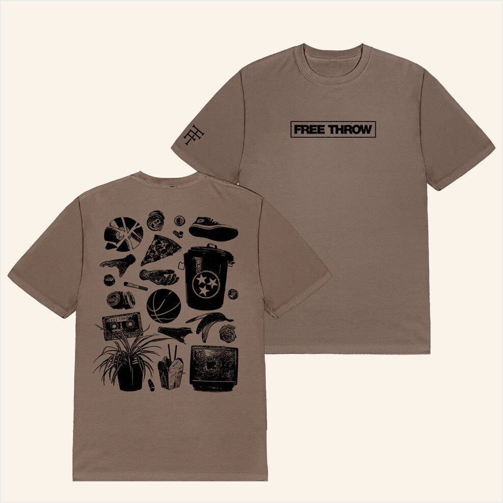 Free Throw Band Merch Collage T-Shirt Gifts For Husband Birthday Gifts For Best Friend-1