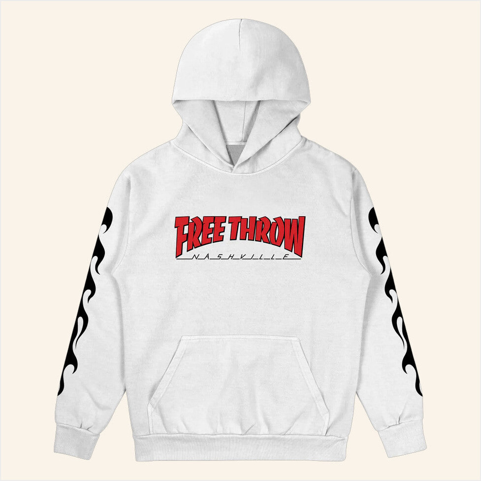 Free Throw Band Merch Thrash Hoodie Gifts For Husband Birthday Gifts For Fans-1