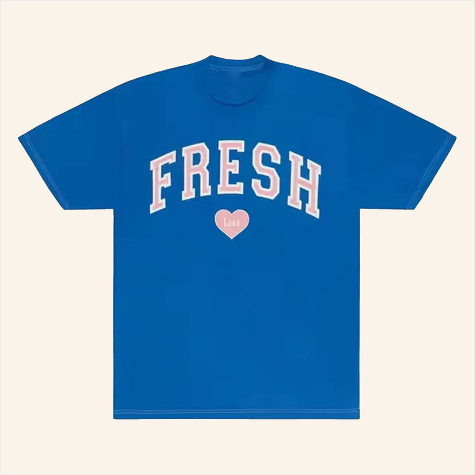 Fresh Love Merch Fresh Love Blue T-Shirt Birthday Gifts For Him Birthday Gifts For Friends-1