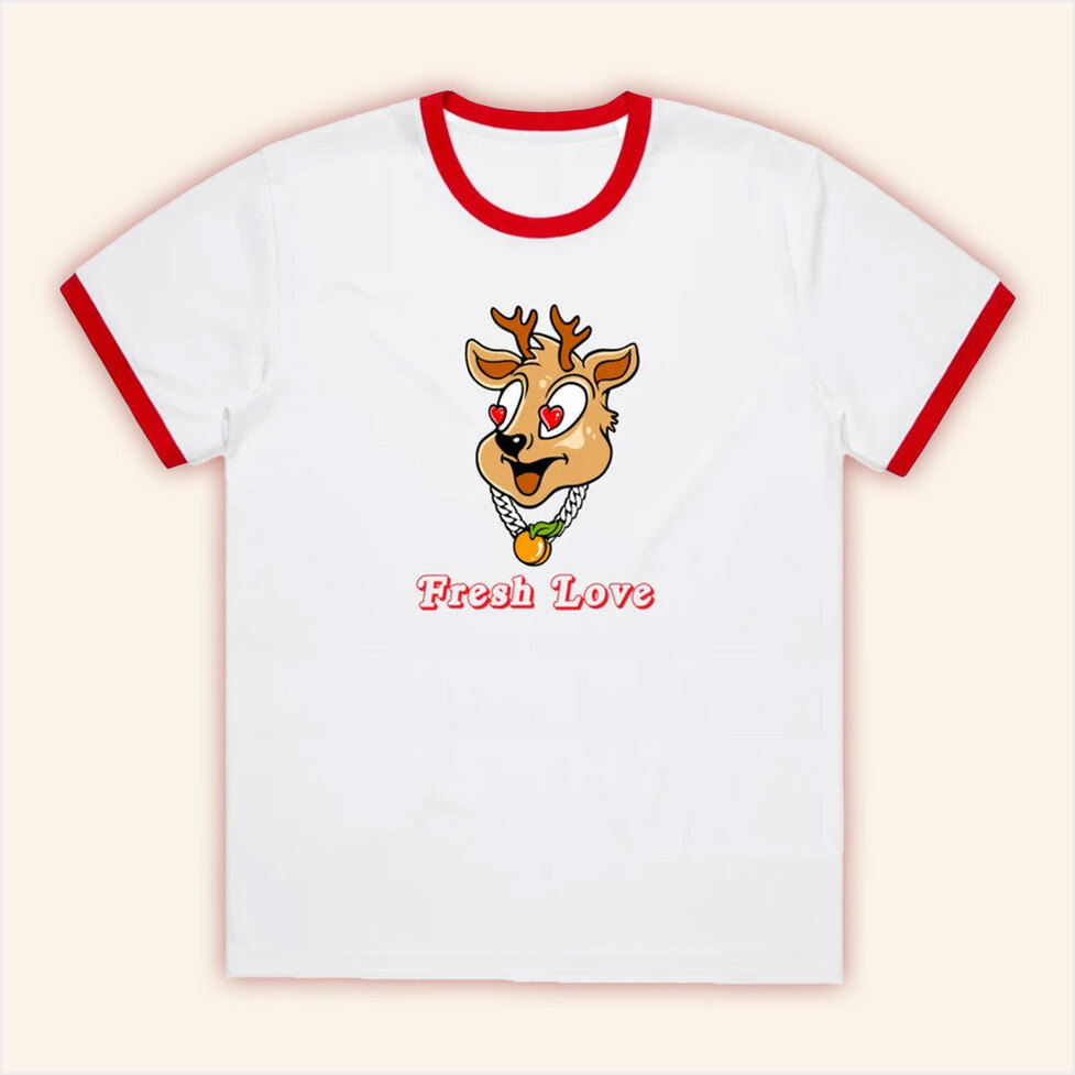 Fresh Love Merch Fresh Love Dough In Love T-Shirt Gifts For Him Birthday Gifts For BFF-1