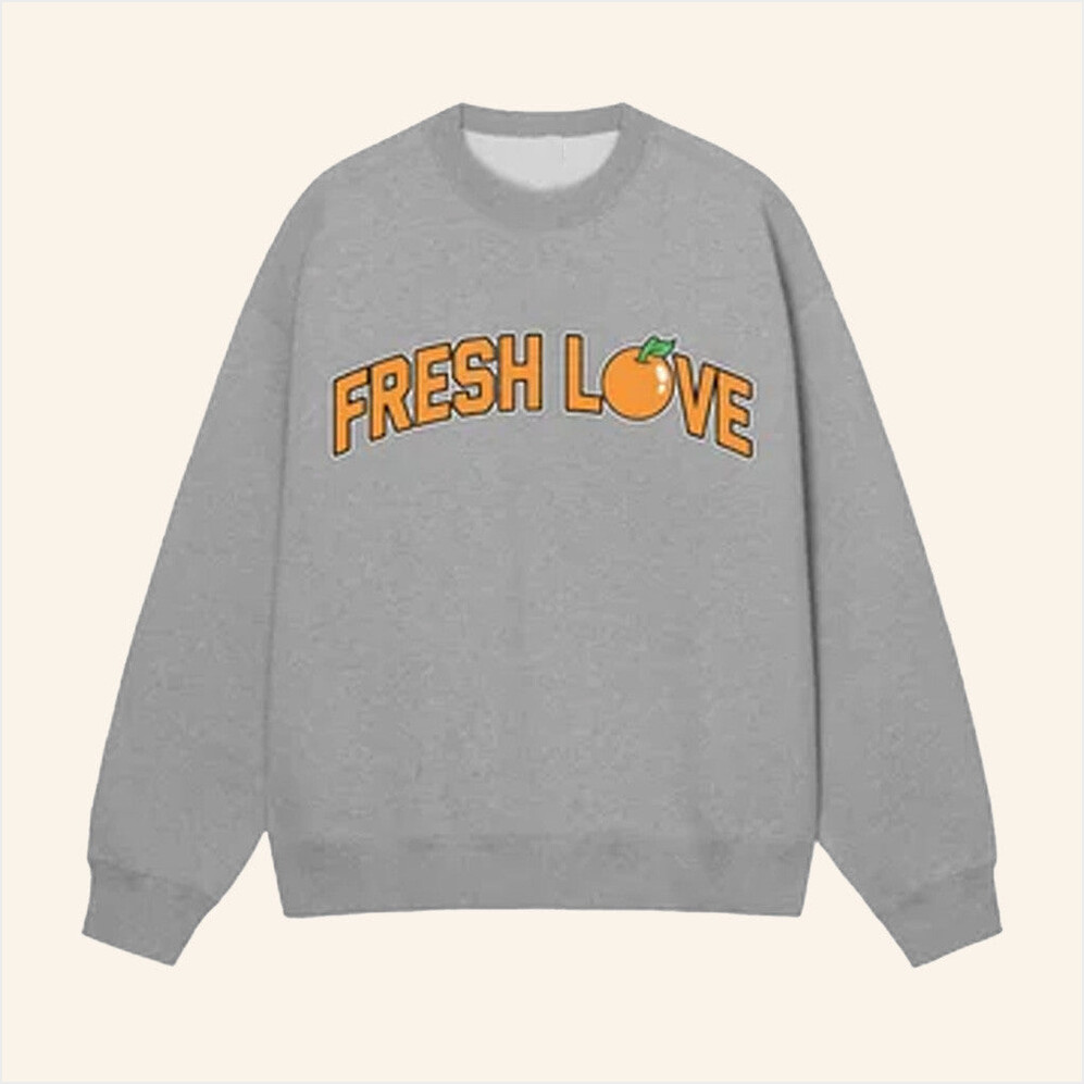 Fresh Love Merch Fresh Love Logo Crewneck Sweatshirt Gifts For Girlfriend Gifts For BFF-1