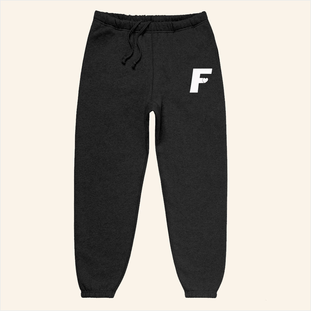 Fresh Love Merch Fresh Love Logo Sweatpants Black Gifts For Dudes Gifts For Best Friend-1