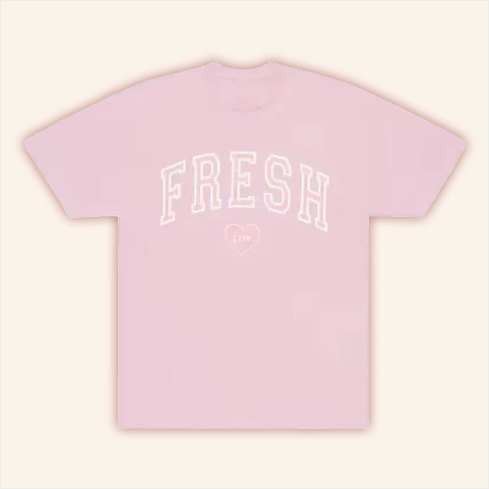 Fresh Love Merch Fresh Love Pink T-Shirt Birthday Gifts For Her Birthday Gifts For Fans-1
