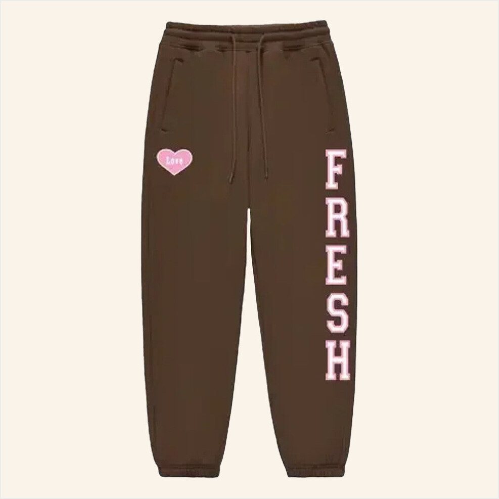 Fresh Love Merch Fresh Love Sweatpants Great Gifts For Wife Birthday Gifts For Best Friend-1