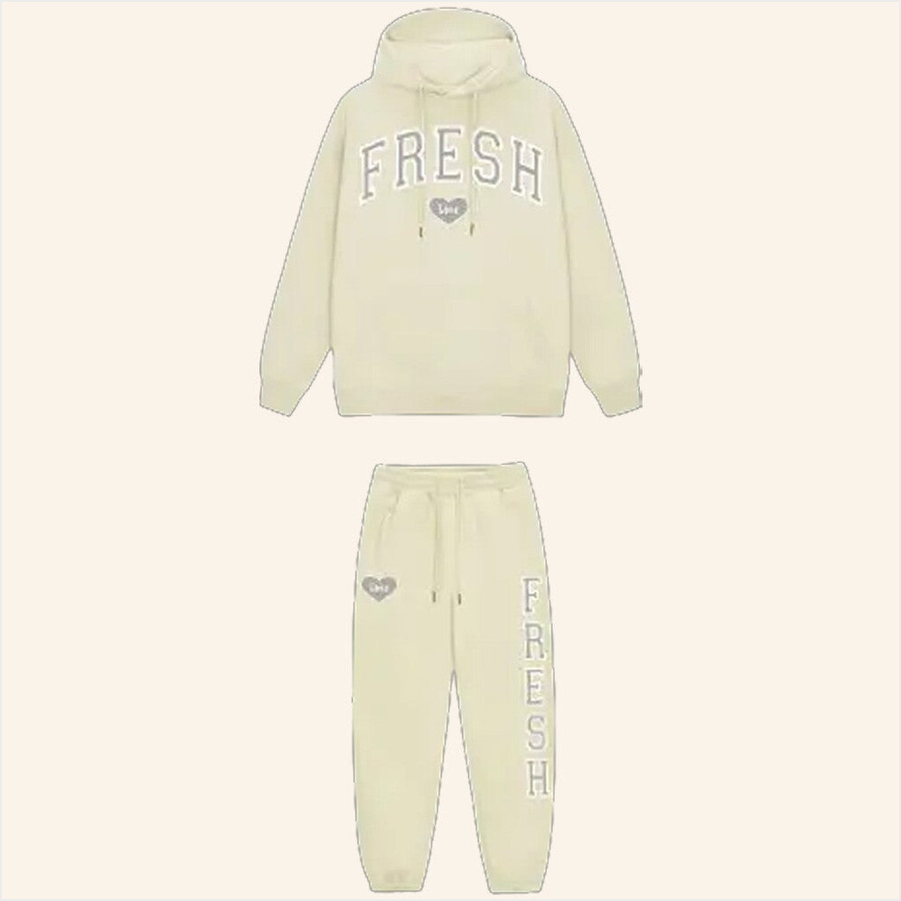 Fresh Love Merch Hoodie And Sweatpant Sets Birthday Gifts For Girlfriends Gifts For Fans-1