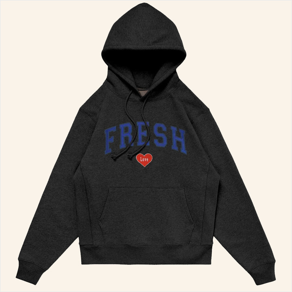 Fresh Love Merch Hoodie Gifts For Best Friends Birthday Gifts For Sister Christmas Presents-1