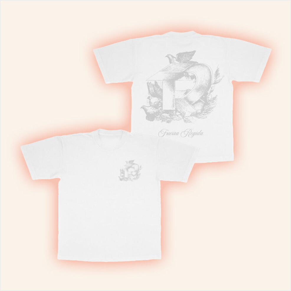 Fuerza Regida Merch Dove White Shirt Birthday Present For Wife Birthday Gifts For Best Friend-1