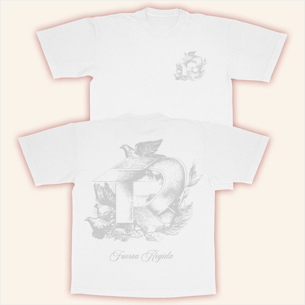 Fuerza Regida Merch Dove White T-Shirt Gift Ideas For Friends Birthday Gifts For Friends-1