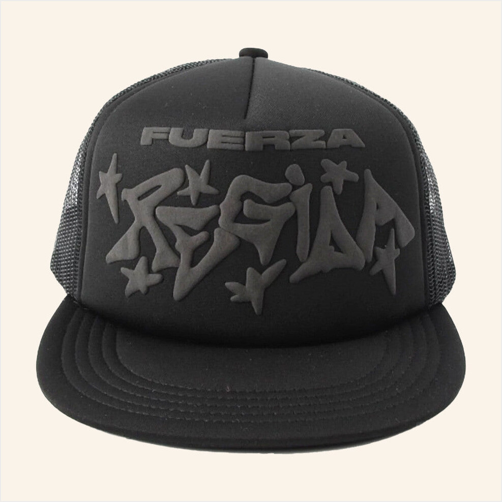 Fuerza Regida Merch Embroidered Trucker Hat Unique Gifts For Music Lovers Gifts For Best Friend-1