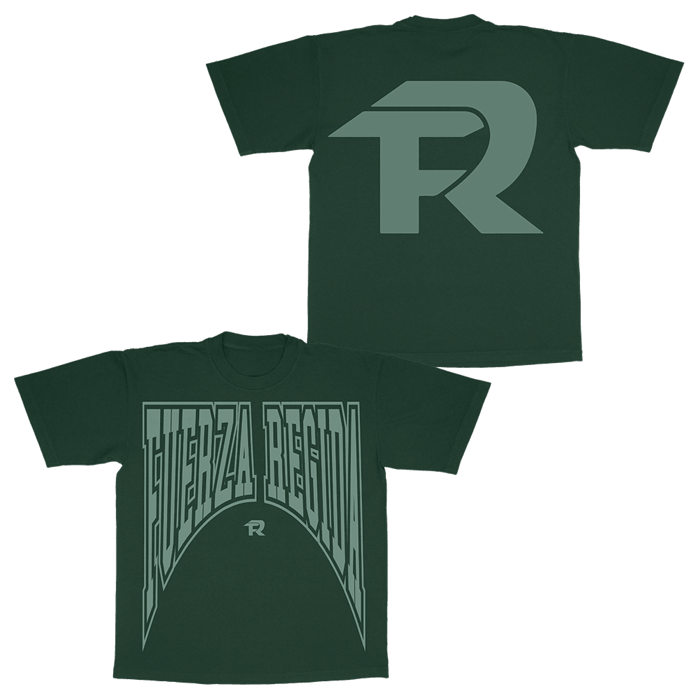 Fuerza Regida Merch Fuerza Regida Green T-Shirt Best Father's Day Gifts For Husband-1