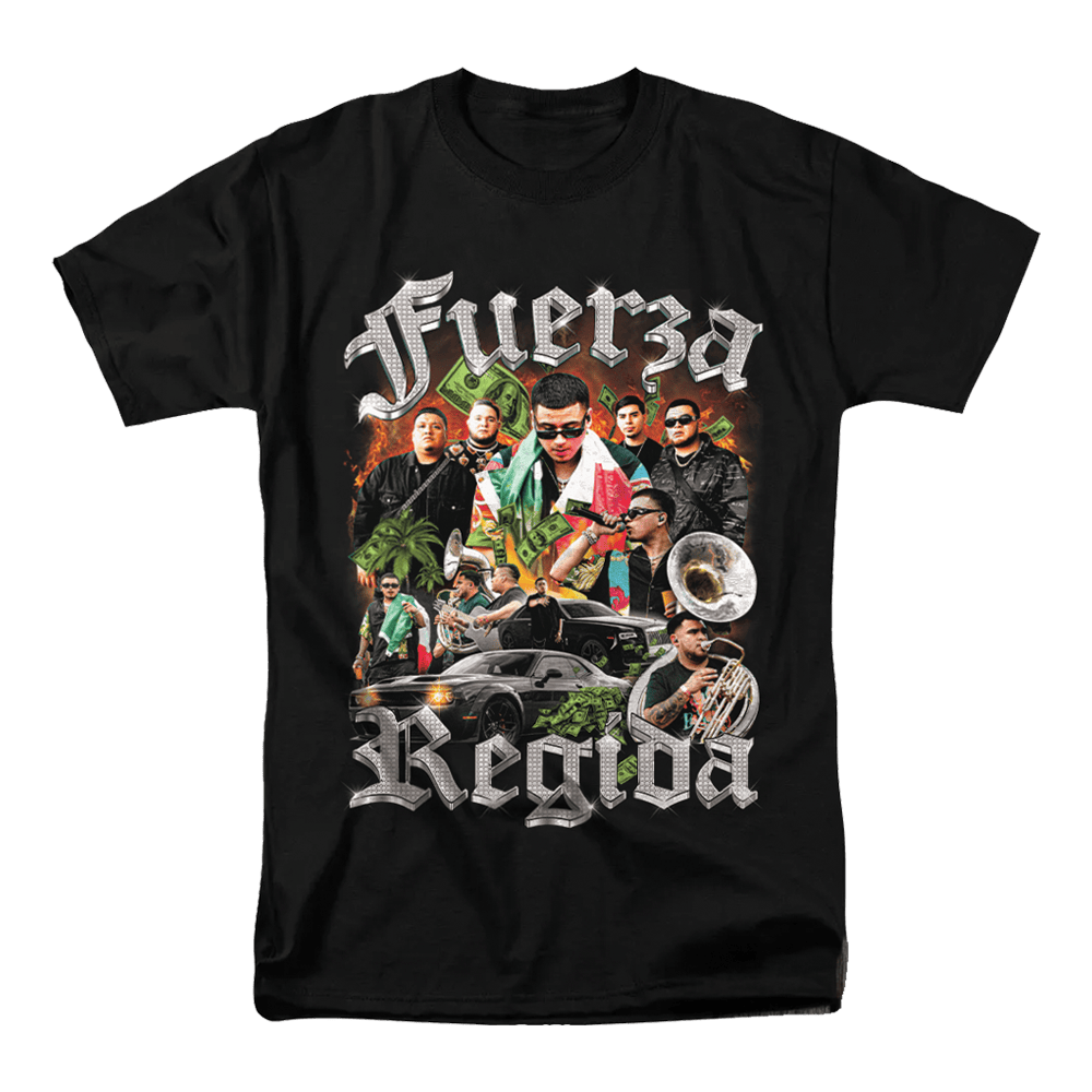 Fuerza Regida Merch Fuerza Regida T-Shirt Stepdad Gifts For Father's Day-1