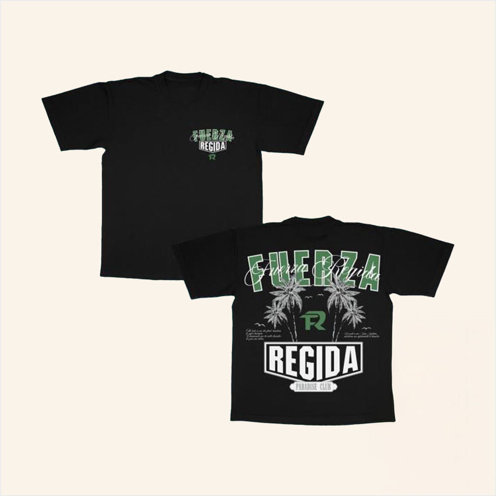 Fuerza Regida Merch Palms Paradise Black Shirt Best Gifts For Music Lovers Gifts For Besties-1 Fuerza Regida Merch Palms Paradise Black Shirt Best Gifts For Music Lovers Gifts For Besties-1