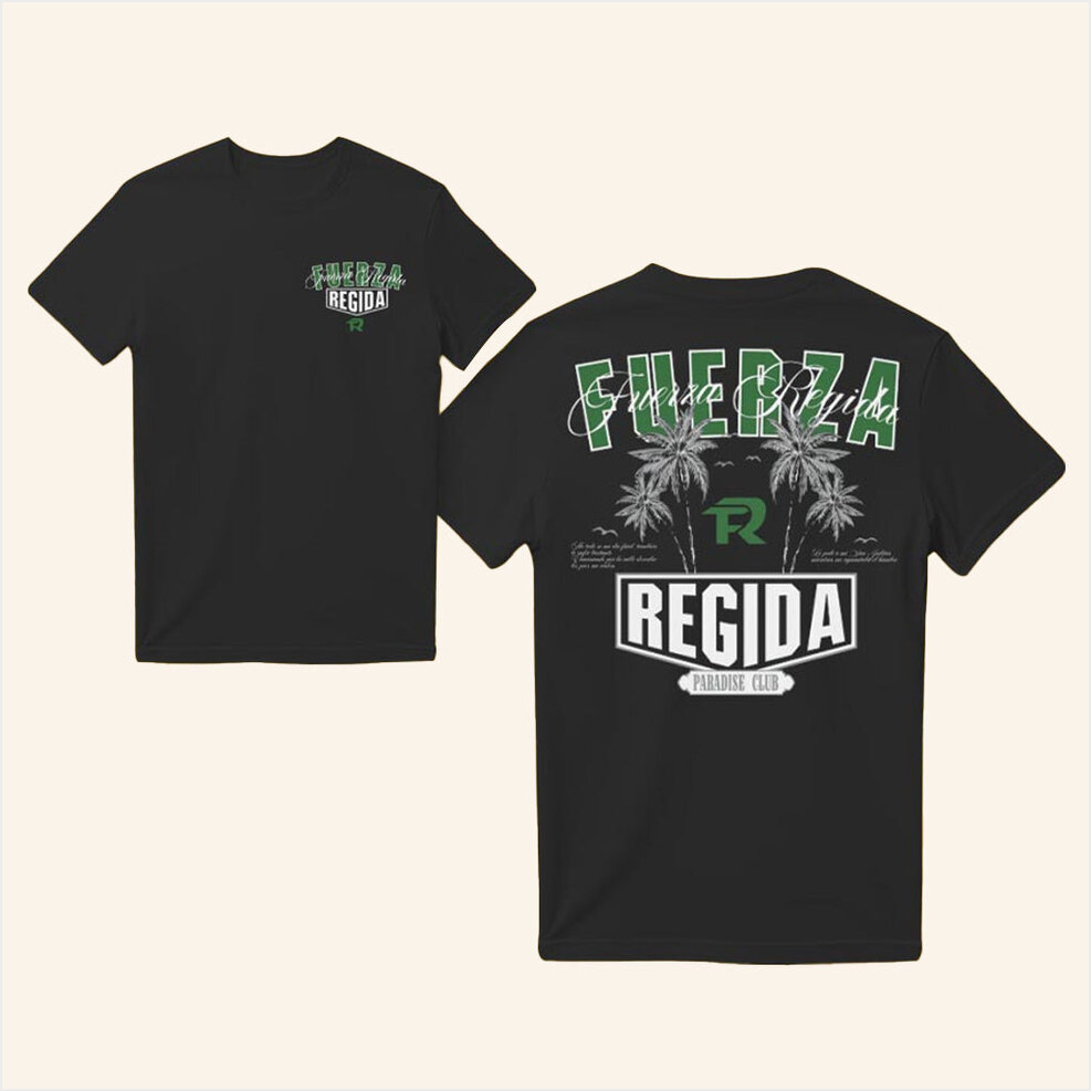 Fuerza Regida Merch Palms Paradise Shirt Birthday Present For Dad Birthday Gifts For Friends-1