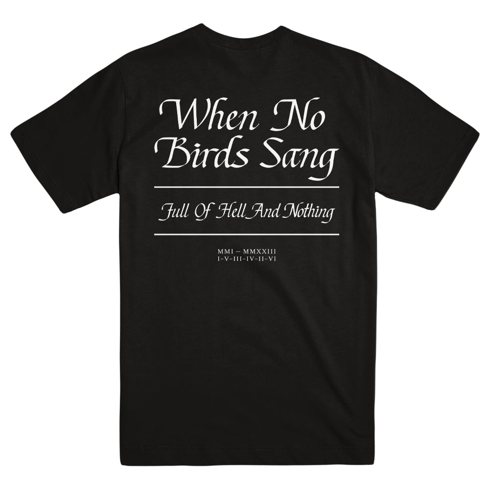 Full Of Hell And Nothing Merch When No Birds Sang Black Shirt Full Of Hell And Nothing Shirt Father'S Day Gifts For Metal Music Lovers-1