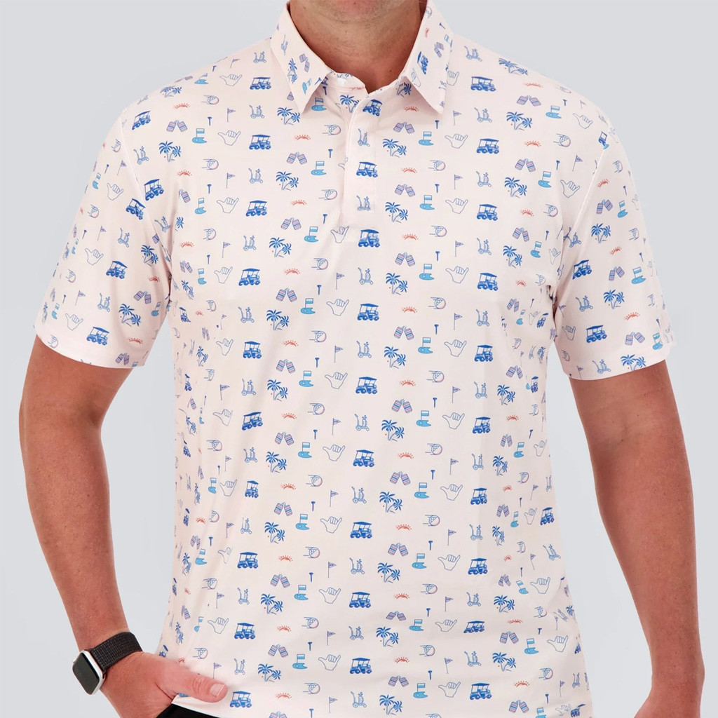 Full Wedge Golf Merch Birdie BLVD Polo Shirt Good Gifts For Golfers-1