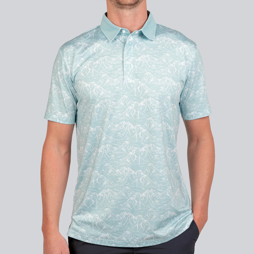 Full Wedge Golf Merch Pebble Polo Shirt Golfer Gift Ideas For Him-1