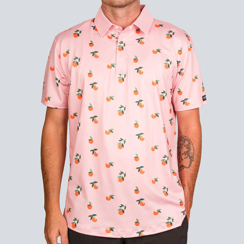 Full Wedge Golf Merch Valencia Polo Shirt Gifts For Men Who Like Golf-1