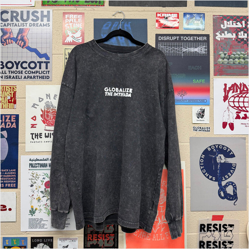 Furdose Merch Globalize The Intifada Sweatshirt Best Gifts For Dad Birthday Gifts For Besties-1