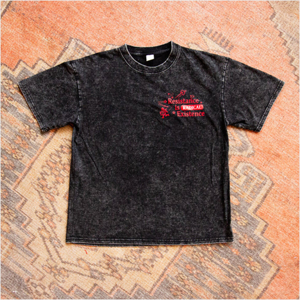 Furdose Merch Resistance is Radical Existence T-Shirt Gift Ideas For Dad Gifts For Best Friend-1