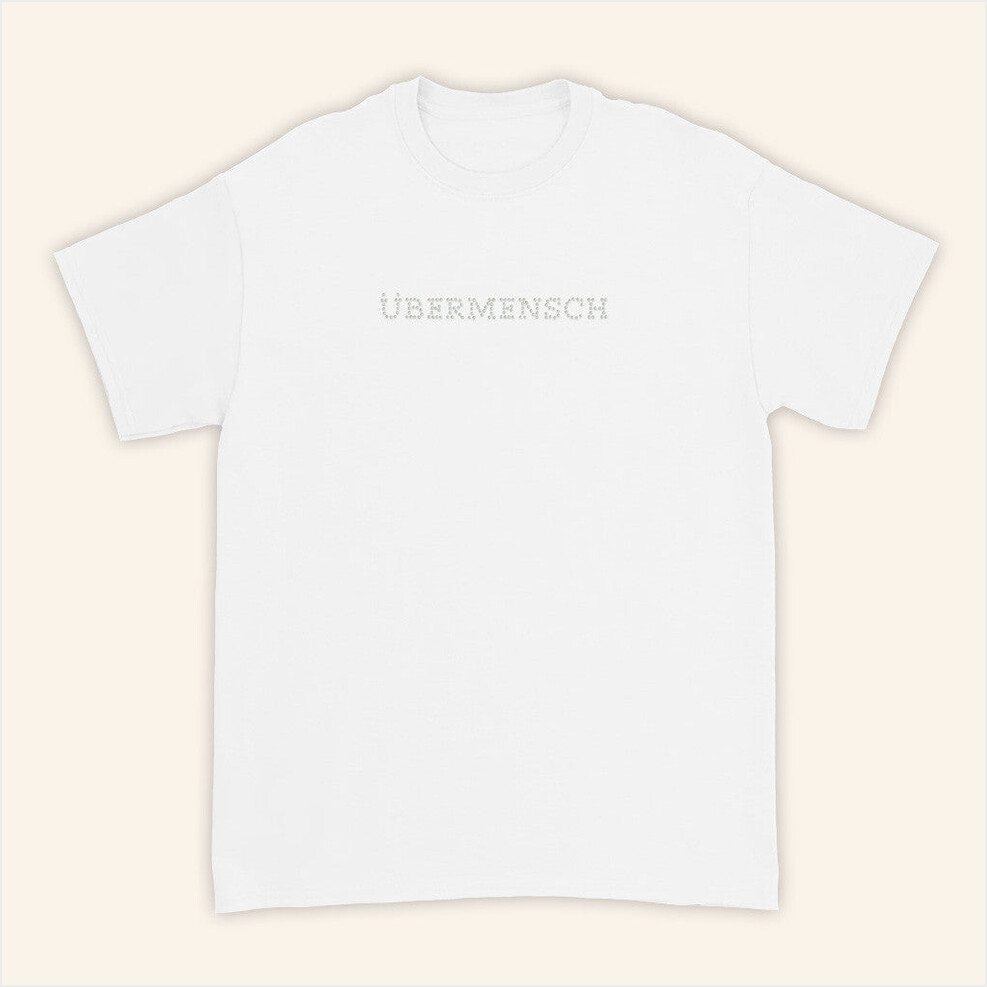 G Dragon Merch Ubermensch Rhinestone T-Shirt Gifts For Best Friends Birthday Gifts For Sister-1